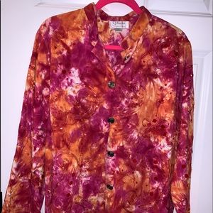 Hot Pink & Orange Jacket